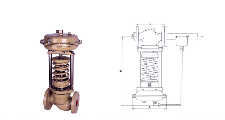 ZZYP自力式蒸汽壓力調(diào)節(jié)閥尺寸